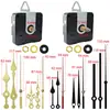 2 juegos de punteros para movimiento de reloj de cuarzo, venta caliente en Amazon, movimiento para reloj de pared DIY, puntero de metal luminoso de madera