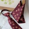 Traje de Cuadrado con Pestañas Florales de 8 CM Traje con Patrón Vintage Accesorios para Camisa Corbata Fácil de Aflojar Pañuelo de Bolsillo