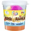 Areia Mágica para Massinha Laranja 550G C/Mo