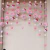 Cortina suspensa em nuvem, cortina de porta em forma de coração para meninas, estilo Ins, decoração de quarto infantil, divisória, cortina suspensa, ornamentos para pendurar na porta sem perfuração