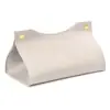 Caja de Pañuelos Transfronteriza Estilo Ins Sala de Estar Instrumento Hogar Nórdico Mesa de Café Dormitorio Coche Escritorio Caja de Pañuelos de Cuero