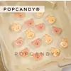 Assando Pão, Ursos e Coelhos Fofos, Contas Artesanais DIY, Estilo Ins Estética de Alto Valor, Contas Acrílicas Dupla Face Femininas