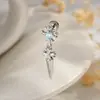 Nuevo Colgante de Cruz de Encaje de Circonita Micro-Pavimentada con Punta Cónica Diseño de Pareja Aretes de Hélice