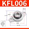 Rodamiento de Bloque de Almohada Romboidal de Aleación de Zinc Kfl08 Kfl000 Kfl001 Kfl005 Kfl006 Rodamiento