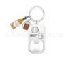 Abrebotellas de Acero Inoxidable Transfronterizo Llavero Grabado Destornillador Martillo Llave Herramienta Regalo de Metal Regalo de Vacaciones