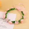 Acessórios de cabelo para noivas estilo coreano anel de cabeça estrela guirlanda de cabeça para fotos de viagem simulação tiara para cabelo de adulto atacado