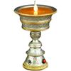 Lâmpada de manteiga eletrônica recarregável liga de Candelabro oito auspiciosos plug-in Lâmpada de Buda lâmpada doméstica sem fumaça lâmpada piloto LED