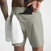 Shorts Masculino para Corrida, Esportes, Natação, Fitness, Secagem Rápida, Casuais, Shorts de Basquete Cinco Pontos com Bolso para Celular e Argola para Toalha