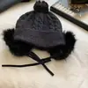 Gorro de Lana de Invierno Gorro Tejido Estilo Coreano para Mujer Lindo Protección para Orejas de Felpa Gorro Lei Feng Gorro Tejido Cálido para Mujer