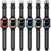 Para Apple S8 Applewatch Relógio King Kong Armadura Chapa de Metal Integrada Anti-queda iwatch se Pulseira