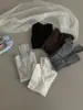 Suéter de tricô de lã de cor pura estilo coreano com franjas, gola redonda, manga longa para mulheres, 26 outono novo, camisa básica para o trabalho para mulheres