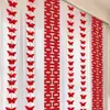 Guirlanda de Borboleta Tridimensional para Casamento Caractere Long Xi Decoração Pingente para Quarto de Casa Nova Sala de Estar Conjunto para Layout de Quarto de Casamento