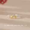 Anéis de Casal Originais S999 Prata Pura Carpa Lava, Estilo Chinês Único Temáticos da Floresta Anéis Personalizados de Boa Sorte, Atacado