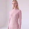 [Sol de Invierno] Set de 340g para Hombre y Mujer Cuello Redondo Alto Doble Cara Cepillado Antiestático Auto-Calentable Ropa Interior Térmica
