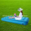 Colchón inflable grueso para el almuerzo, individual, doble, de PVC, con flocado, cama de aire para exteriores, plegable, portátil, cama perezosa
