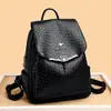 Mochila de Couro Macio para Mulheres 2024 Comércio Exterior Transfronteiriço Nova Mochila Casual Versátil de Grande Capacidade para Mulheres Bolsa de Viagem Escolar