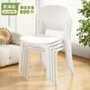 Silla de Comedor de Plástico Engrosada Wwxm484 Taburete Moderno Simple con Respaldo Silla para Mesa de Comedor Nórdica para el Hogar Cómoda para Sentarse Largo