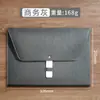 Carpeta de Archivo A4 con Textura de Cuero, Gran Capacidad, Material de Oficina, Almacenamiento de Documentos y Identificaciones para iPad, Clasificación por Temas Multicapa, Engrosada
