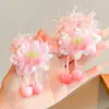 Gomas para el pelo de niños con flores y frutas, diademas para niñas que no dañan el pelo, gomas de pelo de alta elasticidad para moños y coletas, accesorios para el pelo de niñas