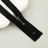 No. Cremallera de Nylon de Extremo Cerrado Color Bronce Forma de Gota de Agua, Cremallera Multicolor para Bolsas de Bolsillo y Bolsos DIY, Lista para Entrega