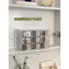 Caja de Joyería Transparente para Pendientes, Aretes y Almacenamiento de Accesorios; Collar de Cuentas Cuentas Soporte de Exhibición Acrílico de Nueve Compartimentos