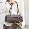 Bolsas de Luxo e Estilosas para Mulheres 2025 Nova Moda Bolsa Simples de Ombro Axilar Casual Trabalho Deslocamento Bolsa Travesseiro