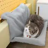 Rede para Pet Transfronteiriça, Destacável e Lavável, Ninho Suspenso Dobrável, Rede para Gato em L de Lã de Cordeiro, Cama para Gato em Estoque