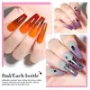 Esmalte de Uñas Fototerapia Popular Transfronterizo Color Caramelo Fluorescente Dopamina 12 Colores Deslumbrante Cambio de Temperatura Color Esmalte de Uñas Set de Pegamento