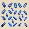 Parches de Uñas Postizas Adhesivas, Uñas Largas Estilo Ballet, Parches para Uñas con Diseño de Medusa, Simples y a la Moda en Verano