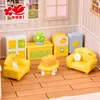 Novos Acessórios de Resina para Móveis de Limão Fresco em Miniatura, Pequenos Enfeites para Cena de Quarto e Sala de Estar, Decorações de Mesa DIY