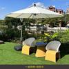 Silla de Ratán Simple para Exteriores, Mesa de Café Pequeña, Combinación para Sala de Estar, Cafetería, Piscina, Hotel, Procesamiento Personalizado de Mesas y Sillas