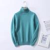 Otoño e Invierno doble hebra engrosado para niños 100% lana tejido cuello alto base ropa para niños suéter interior engrosado suéter de lana