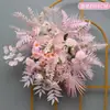 Nuevo Soporte de Flores para Fila de Suelo de Boda Decoración Fila de Flores Flores para Pasillo Decoración de Fondo de Escenario de Boda Flores Artificiales Arte Floral de Simulación