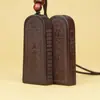 Colgante de Jade de Madera Fulminada con Cinco Símbolos de Trueno Invocando a Todos los Espíritus, Herramienta Ritual Taoísta de Madera de Azufaifo Fulminada Grabada con Láser Adorno Fuente