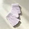 Guantes Acolchados para Mantener el Calor y Proteger del Frío en Otoño e Invierno para Hombres y Mujeres en Clase Engrosados con Pestaña de Imitación de Mink Nylon Guantes Cálidos para Adultos