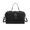 Nova Bolsa Feminina Pequena Cor Macaron Moda Tendência Versátil Bolsa de Ombro Transversal Simples Grande Capacidade Bolsa de Mão