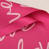 Gran Amor Papel Yuyin Día de San Valentín Día de la Madre Flor de Rosa Papel de Regalo Papel de Envoltura Impermeable para Ramo Material de Bricolaje