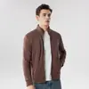 Chaqueta Casual de Cuello Alto para Hombre, Ropa Exterior Estilo Primavera y Otoño, Nuevo Modelo 2026, Top Deportivo de Manga Larga de Alta Gama para Jóvenes