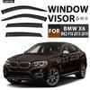 Adecuado para BMW X6 protector de lluvia deflector de ventana lateral visera de ventana BMW X6 E71 F16 G06