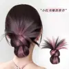 Peluca de Cabeza de Bola de Pluma de Pollo Resaltada Femenina Personalizada Flor de Capullo Agarrada Cabello de la Cabeza Peluca Natural Bolsa de Peluca Anillo para Peluca de Cabello Artificial