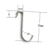 Ganchos de Acero Inoxidable para Puertas de Cocina y Baño, Ganchos para Gabinetes, Ganchos de Almacenamiento para Dormitorios, Estantes Colgantes Multifuncionales