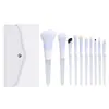 Conjunto de Pincéis de Maquiagem 10 Peças Estilo Chen Yuanyuan Haste de Cristal Especial para Maquiadores Conjunto de Pincéis para Sombra e Blush