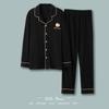Pijama para Hombre 100% Algodón Puro Otoño Manga Larga de Algodón para Adolescentes, Hombres de Mediana Edad y Mayores Ropa de Casa Primavera y Verano para Hombre