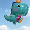 Rede grande vermelha clipe de filme de alumínio vara de arrasto animal de desenho animado página balão luminoso código de varredura barraca de mercado noturno atacado