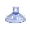 Ventosa de Furo Vertical com Furo Transversal de 85mm Ventosa de Bandeira Transparente Perfurada de PVC Ventosa Azul Transparente para Porta-Canetas
