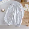Pantalones Jogger de Verano con Lunares Elegantes para Niñas 2026 Nuevo Modelo para Bebé Niña Casual Versátil Transpirables Anti-Mosquitos Pantalones de Moda