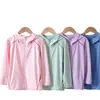 Ropa de Protección Solar para Niños, Chaqueta Ligera de Verano Transpirable para la Piel, Ropa de Protección Solar para Niños y Niñas, Ropa con Capucha para Niños, Se Puede Estampar