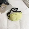 Shuai Mijia 2026 Modelo Nuevo Bolso de Cintura Sencillo y Elegante para Mujer, Bolso Cruzado Deportivo Casual de Gran Capacidad, Bolso de Pecho de Color Sólido de Moda