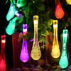 Luzes de Fio Coloridas Populares Transfronteiriças Alimentadas por Energia Solar LED para Decoração de Barraca ao Ar Livre com Caixa de Bateria e Certificação CE