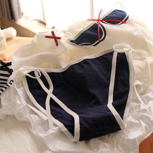 Roupa íntima estilo colegial de alças estilo japonês alças livres alças de algodão menina segunda dimensão cuecas de alças 307